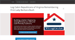 Desktop Screenshot of logcabinrepublicansva.org